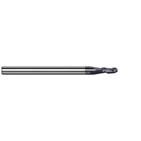 End Mill For Exotic Alloys - Ball, 0.0600, Material - Machining: Carbide